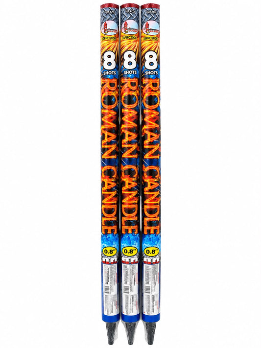 Vela romana 8t de 0.8" x3und
